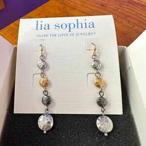 Lia Sophia retired earrings ‘Quarry’